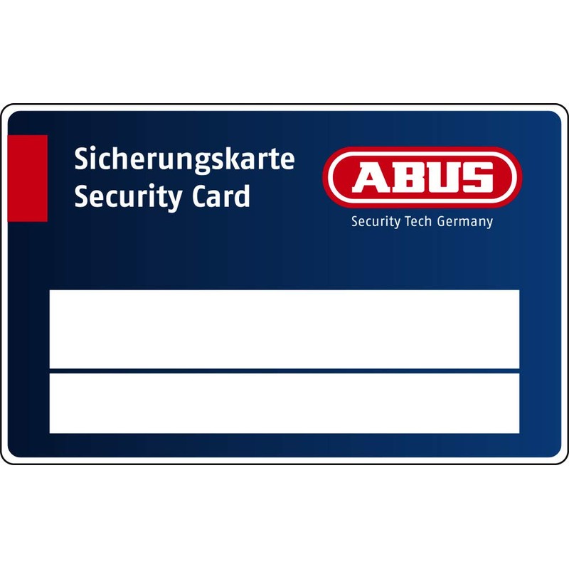 ABUS XP20S Door Cylinder Profile Cylinder with Security Card and