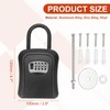 PATIKIL Portable Key Lock Box, 4 Digit Combination Key Lockbox
