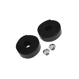 Partuto 2pcs Black Foam Anti Slip Handlebar Tape Bar Grip Wrap for Bike Replacement