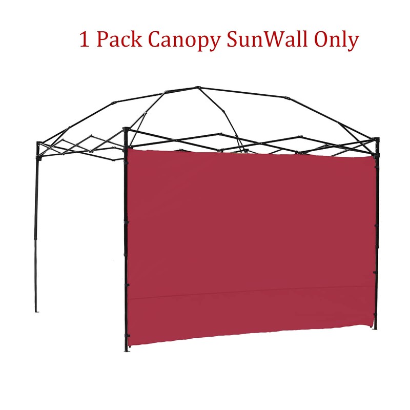 Canopy SunWall, 10x10ft Pop Up Canopy Sidewall for Instant Canopy