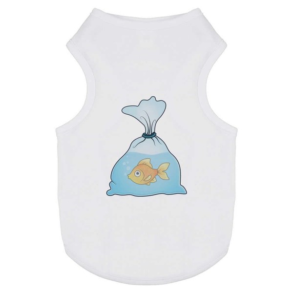 'Goldfish In A Bag' Pet Dog/Cat T-Shirt (PT00086725)