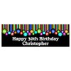 Hanging Dots Birthday Custom Banner - Medium