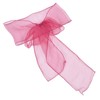 10Pcs Organza Banquet Chair Sash Exquisite Chair Bows Sashes for
