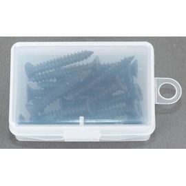 3x25mm Countersunk Tapping Screws (Stainless Steel/Black/ 28 Pieces) EA949AS-325