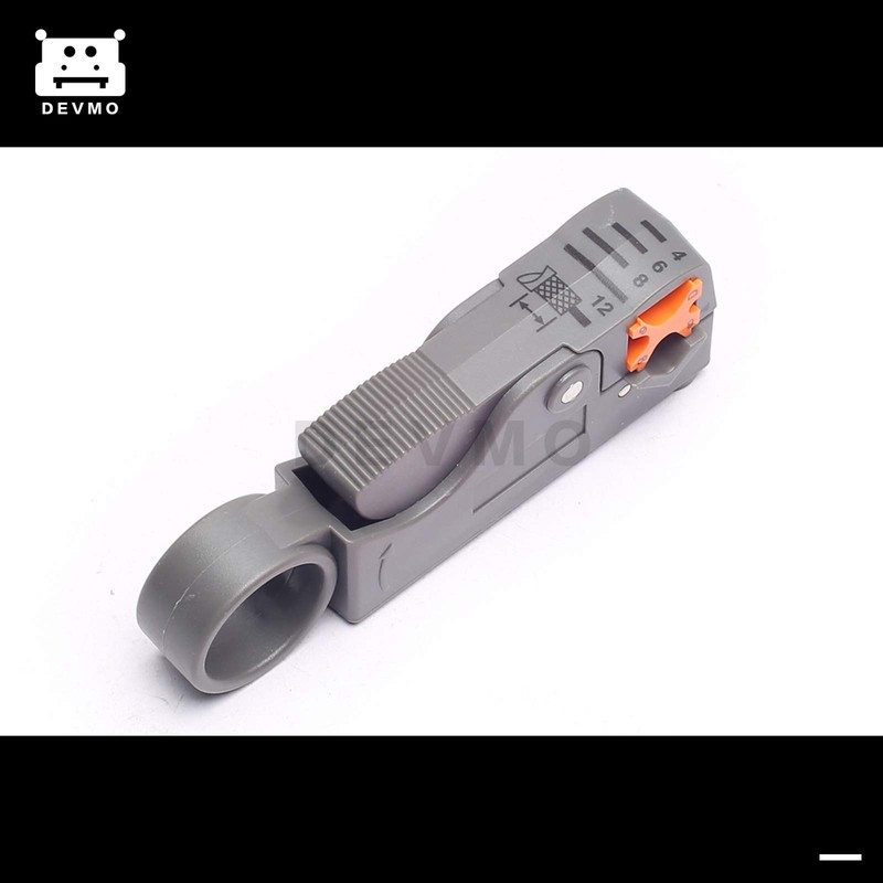 DEVMO Cable Stripper Coaxial Wire Coax Stripping Tool RG6 RG11