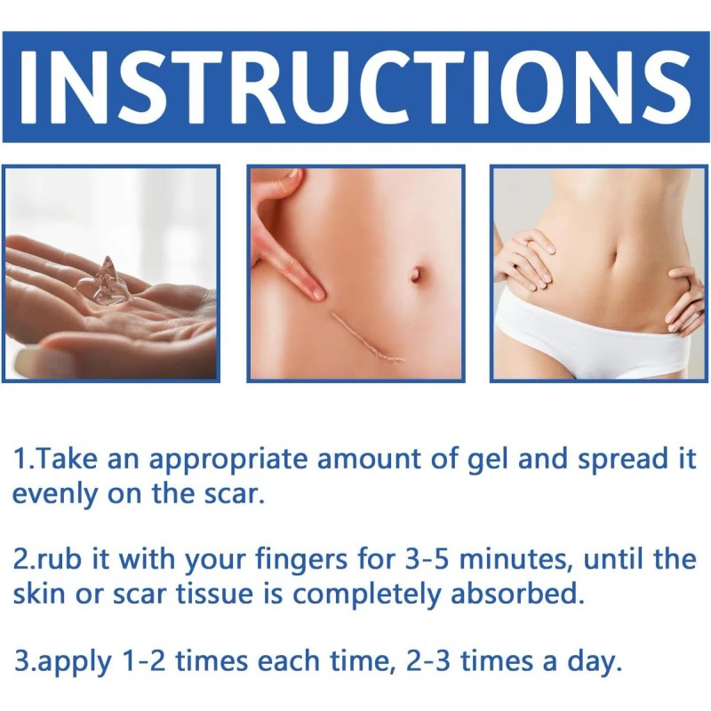 Crema Para Cicatrices, Gel De Silicona Para Cicatrices, Crem