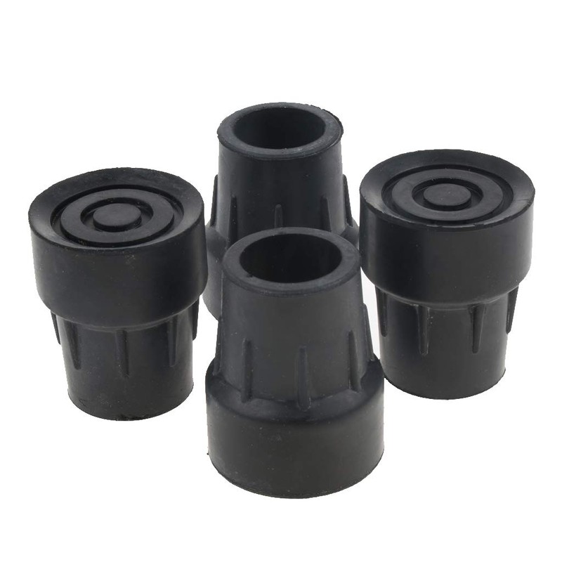 4pcs 25mm Rubber Trekking Pole Cap Crutch Ferrule Non-slip cover