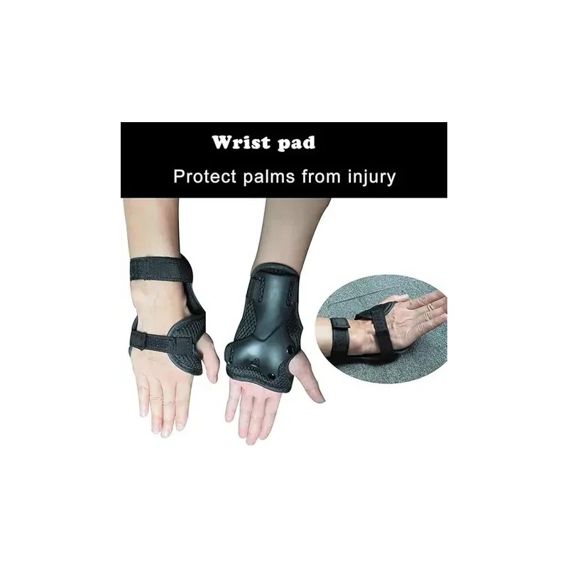 6 Pcs Coderas De Rodilla Con Protector De Muñeca Ajustable