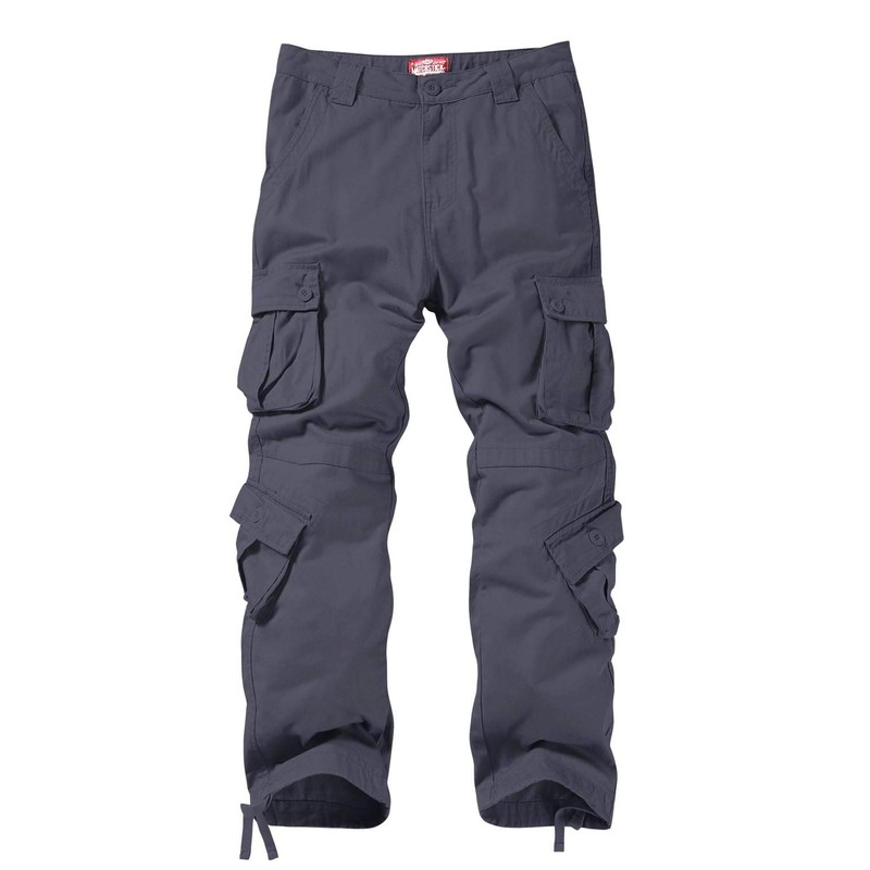 Match Mens Wild Cargo Pants (6053 Gray, 32)