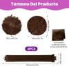 Yakite Tubos para Cabello Sin Calor,4Pcs Heatless Curls con Gorro
