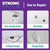 StrongPatch Drywall Repair Kit with Spackling, Adhesive Metal Patch, Spackling