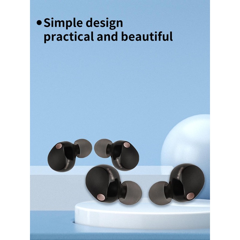 Replacement Ear Tips Compatible with Sony WF-1000XM5 Earbuds,UYRUREL Lightweight Earplugs,