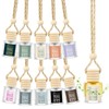 Funnymoom 20 Pcs Car Hanging Air Fragrance Bottles Bulk Empty
