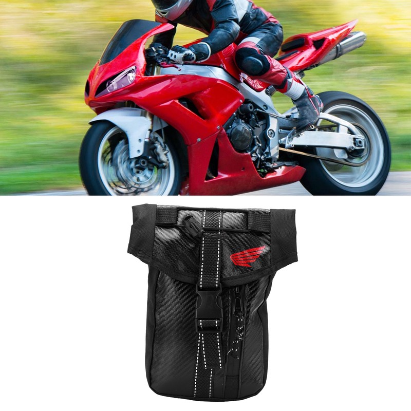 Motorcycle Leg Bag Rider Thigh Pocket Pouch Nylon Waterproof for