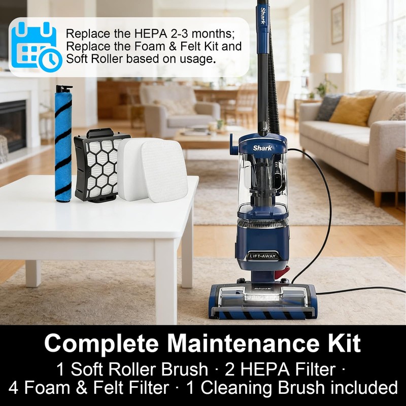 UV850 Filter for Shark Performance DuoClean Lift-Away ADV Upright Vacuum