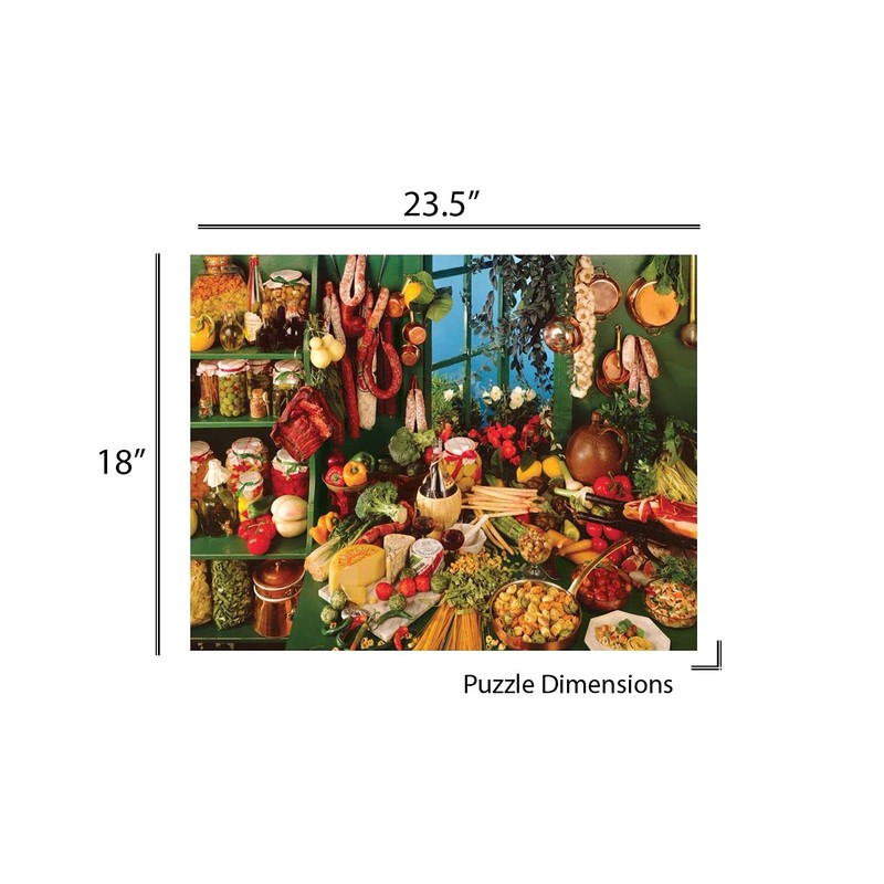 Springbok's 500 Piece Jigsaw Puzzle Italian Kitchen - Made in