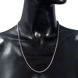 Silvershake Oxidized 2.8mm 925 Sterling Silver Popcorn Chain Necklace 22 Inch