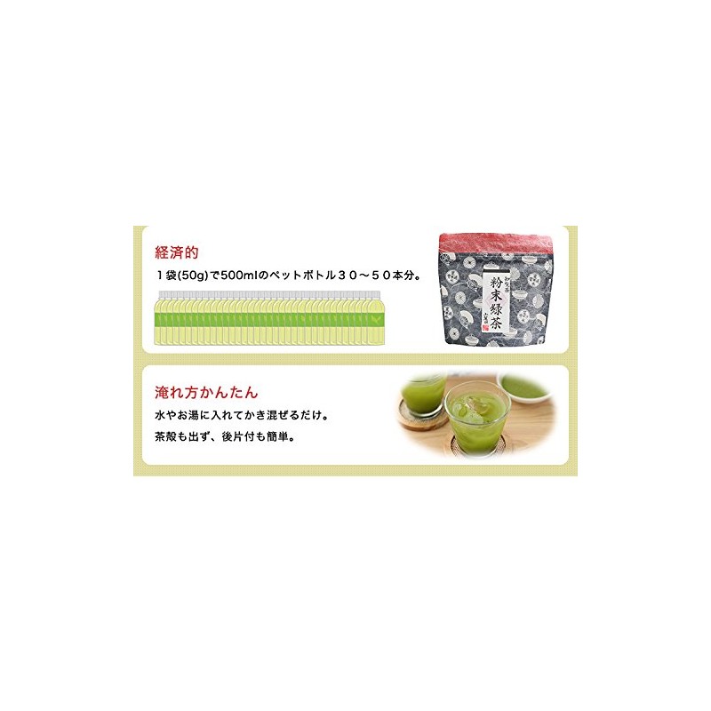 Sanrokuen Chiran Green Tea Powdered Green Tea (Powdered Sencha) Mellow,