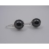 Ohrringe NOBLE Hämatit (Hochwertig versilbert)
