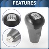 INFINAUTO 6 Speed Manual Gear Shift Knob, Automotive Gearbox Stick