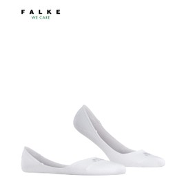 FALKE Men's Cool 24/7 Socks Breathable Sustainable Organic Cotton Invisible Low Cut Comfortable Foot Climate Cooling Climate Active Sole Fine Flat Seam Pressure-free Toe 1 Pair, White 2000