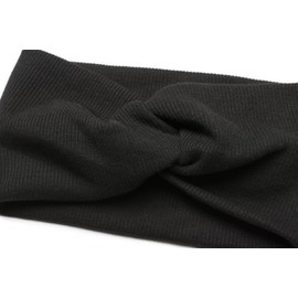 styleBREAKER 04026009 Hairband in Fine Rib Look with Bow, Headband, Women's -