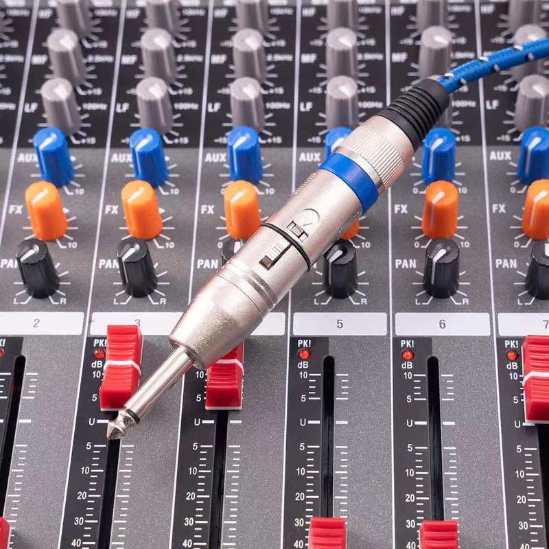Sairps XLR hembra a 1/4 estéreo equilibrado conector de audio