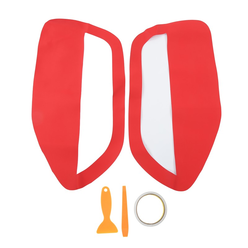 2pcs Front Door Panel Insert Card Cover Left Right Microfiber