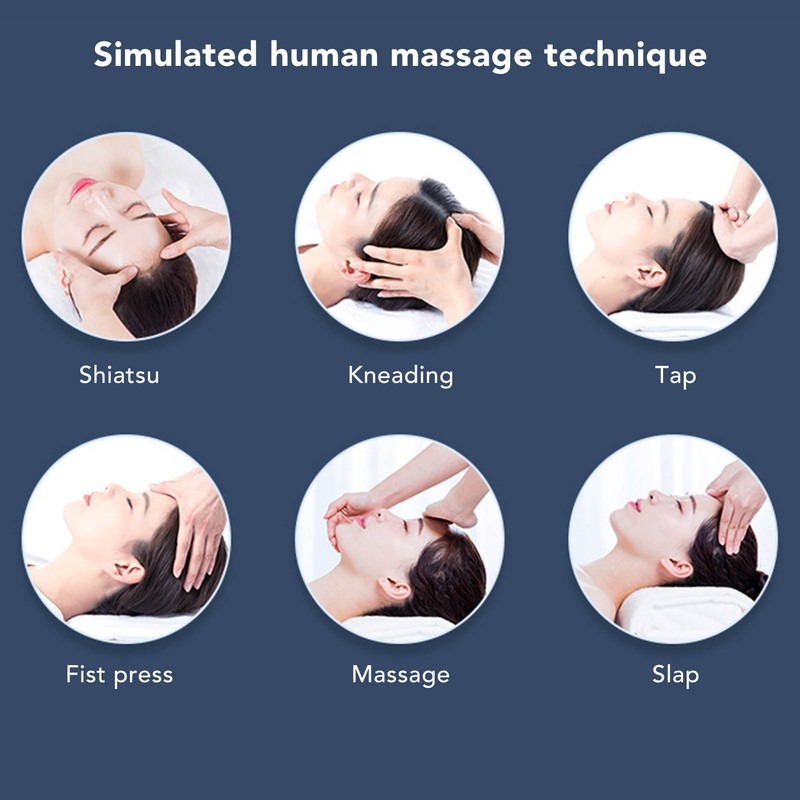 Electric Scalp Massager 4 Massage Modes 8 Claw Relaxing Portable
