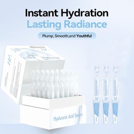 KOEC 30 Boxes -5% Hydrating Serum- Deep Moisturizing Hyaluronic Acid Tubes Skin Repair Single-Use Vials Skincare Comfort