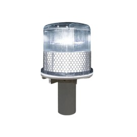 Mairuker Solar Strobe LED Flashing Warning Lights, IP57 Waterproof Lamp for Beacon Driveway Safety Signs, Emergency Flash Traffic Lights, Super Bright - White