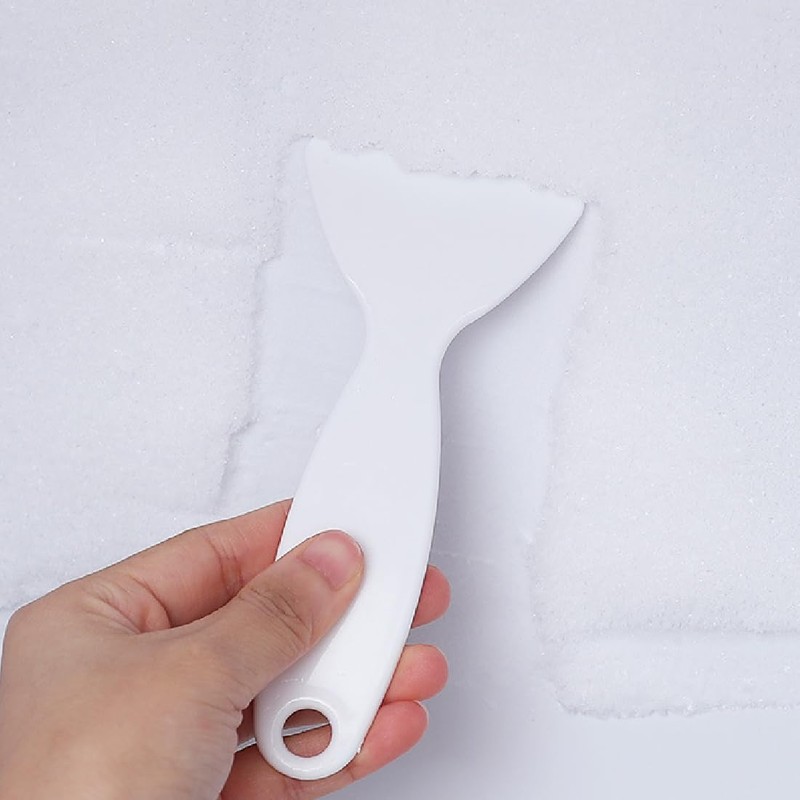Jitnga Pack of 4 Portable Plastic Ice Scraper De-Icer for