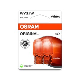 Osram Original 12 V, WY21W, 7504-02B, glass wedge base, halogen signal lamp, double blister (2 lamps)