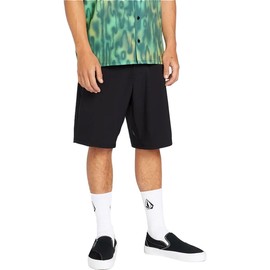 Volcom Men's Regular Frickin Cross Shred 20" Hybrid Water Repellent Short, Black, 38