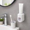 Wall Mounted Toothpaste Dispenser for Bathroom Use – Waterproof Plastic