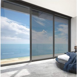 Sugo Premium One Way Mirror Privacy Reflection Window Tint Film Energy SaverMultiple Sizes (3FT x 6FT, Clear 35% VLT)