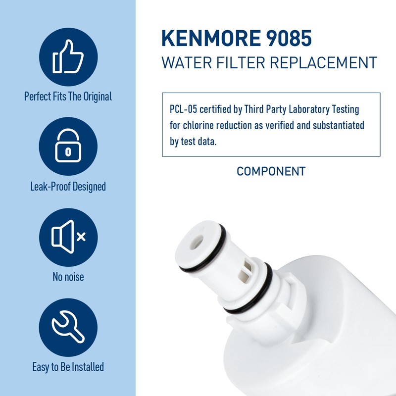 PERCOLA 9085 Water Filter Replacement for Kenmore 46-9085, 9085, 4609085,