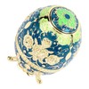Portable Retractable Toothpick Holder European Style Rose Pattern Hand Press