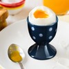 Cinf Ceramic Egg Cup Blue Set of 2 Porcelain Holder