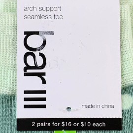 Bar III Men's Shoe Size 7-12 Green Polka Dot Cotton Blend Crew Socks NWT