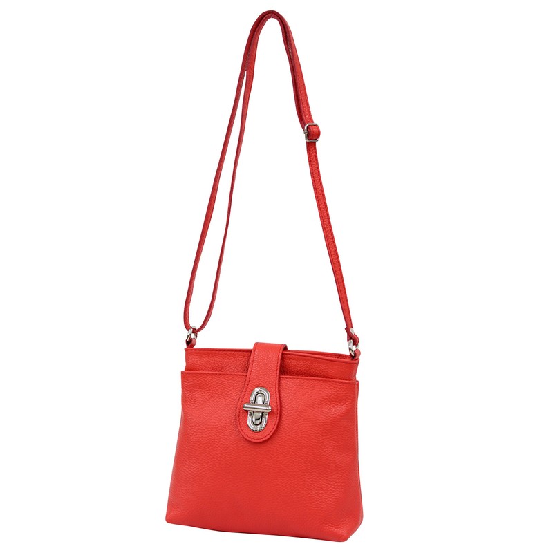 AMBRA Moda GL007 Women's Real Leather Handbag Shoulder Bag Citybag