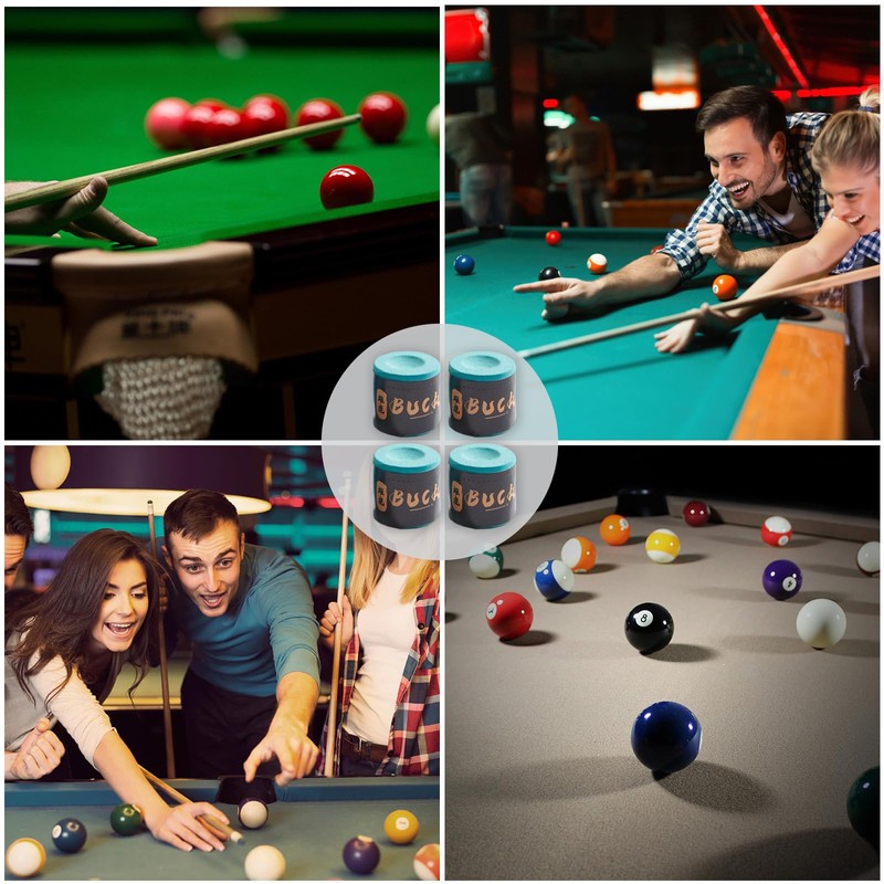 ZQuintuplian 2 Pcs Snooker Chalk, Pool Cue Chalk, Durable, and
