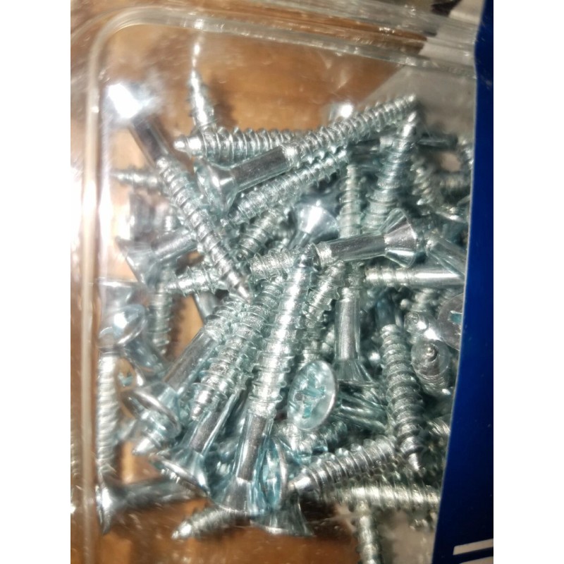 Everbilt #8 x 1-1/4 in. Phillips Flat Head Zinc Plated
