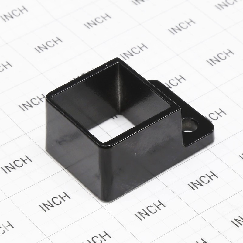 Plum Fittings Aluminum Fence Standard Wall Mount 1 1/4" x