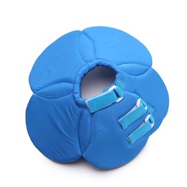 Dog Collar, Pet Cone E-Collar Flower Soft Elizabethan Waterproof Grooming Recovery Protecive Adjustable Collar for Puppy Small Medium Dogs (S Neck:9-11in, Blue)