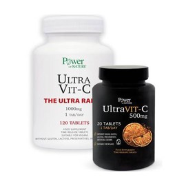 Power of Nature Ultra Vit-C 1000mg, 120 Tabs & FREE Ultra Vit-C 500mg, 20Tabs