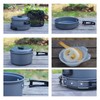 Camping Cookware Set Campfire Cooking Utensils Folding Cookset Portable Outdoor