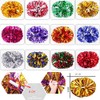 14.96 Inch Team Sports Cheerleading Poms Middle Handle Pompoms 2