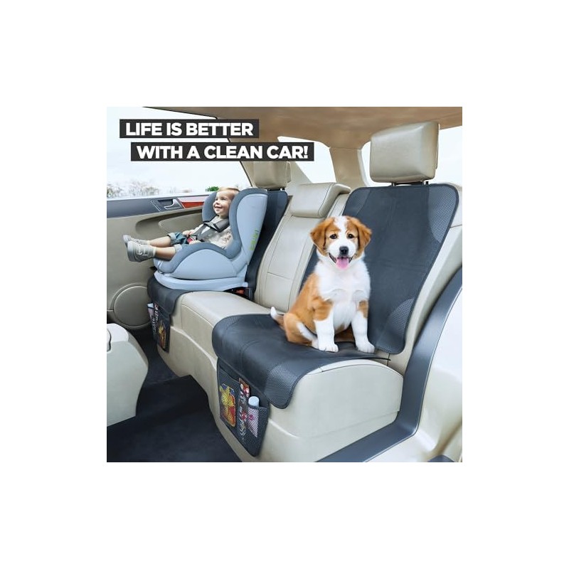 Lebogner Protector de asiento de coche para bebé y niño,