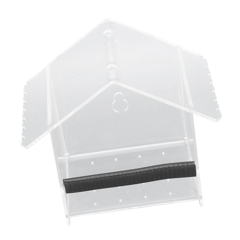 Window Bird Feeder Transparent Large Space Bird Feeder House with